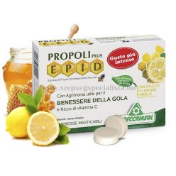   Specchiasol® Cukormentes Propolisz szopogatós tabletta mézes-citromos íz - EPID® szabadalom, 600 mg-os kivonat.