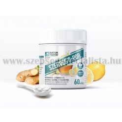   Natur Tanya® Szerves C-por – azonnal oldódó, gyömbéres - citromos ízű C-vitamin por, 60 adag