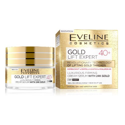 Gold Lift Expert 40+ Luxus Feszesítő nappali és éjszakai krém-szérum 24k arannyal 50ml